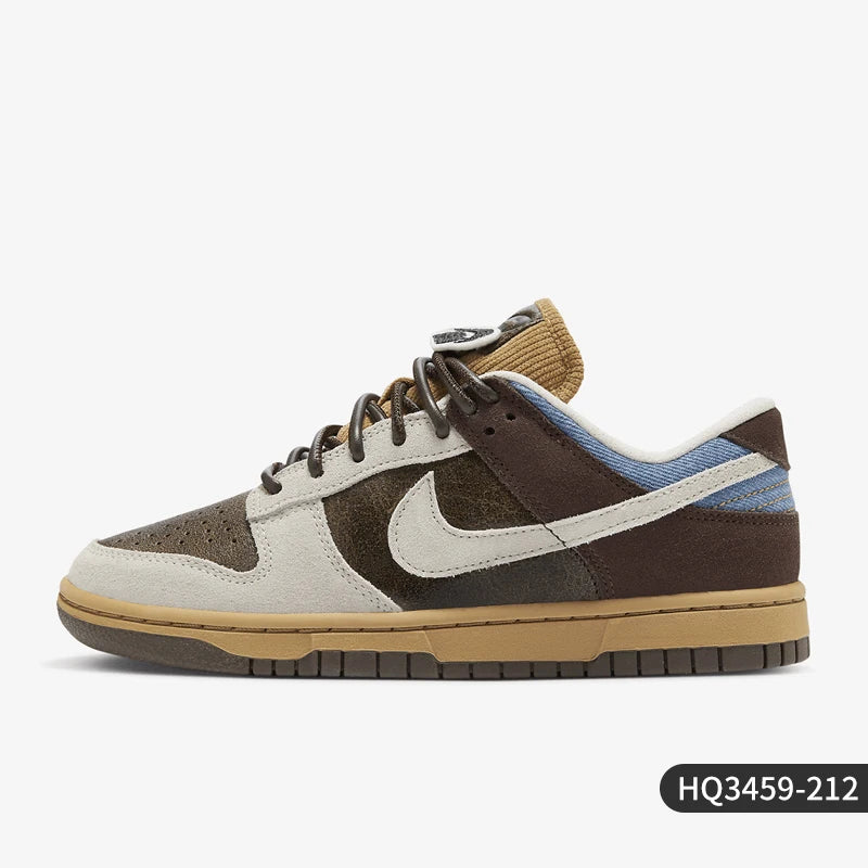 Nike Dunk Low auténticas para mujer, zapatillas de skate ligeras, retro, casuales y resistentes al desgaste HQ3459-212