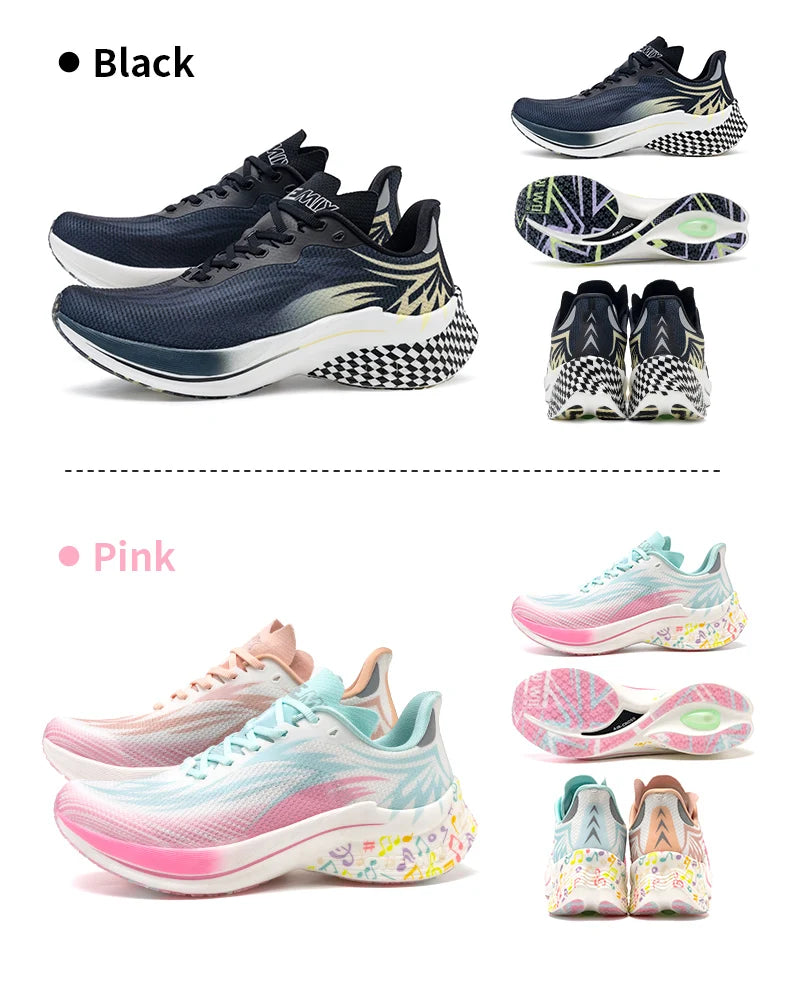 ONEMIX 2026 New Arrival Training Running Shoes for Men Full Sole Nylon Plate Sport Shoes Breathable Summer Female Jogging Shoes