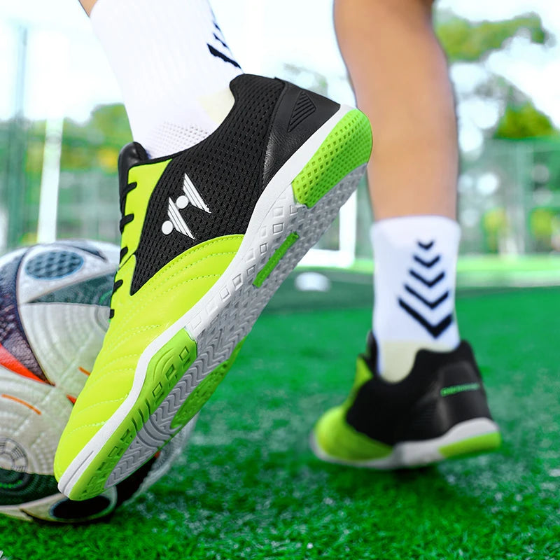 Chaussures de football pour homme neuves de haute qualité, à tige haute, pour gazon naturel et futsal, antidérapantes, pour matchs en salle et en extérieur, best-sellers des sports de plein air