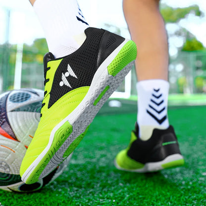 Chaussures de football pour homme neuves de haute qualité, à tige haute, pour gazon naturel et futsal, antidérapantes, pour matchs en salle et en extérieur, best-sellers des sports de plein air
