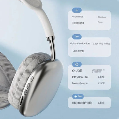2025 Air Max P9 TWS Wireless Bluetooth 5.1 Earphones with Mic – Noise Cancelling Gaming Sports Earbuds for iPhone Android PC