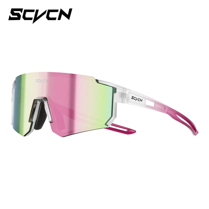 SCVCN Dívčí sportovní sluneční brýle Dětské cyklistické brýle Fotochromatické UV400 Chlapecké baseballové brýle Outdoorové brýle Sluneční brýle na běh a turistiku