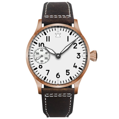 Relógio de Homem Corgeut Luxury com Vidro de Safira, Mostrador de 42 Mm, Movimento de Corda Manual St3600 ou St3601, Caixa em Aço 316L, Resistência à Água 30 M