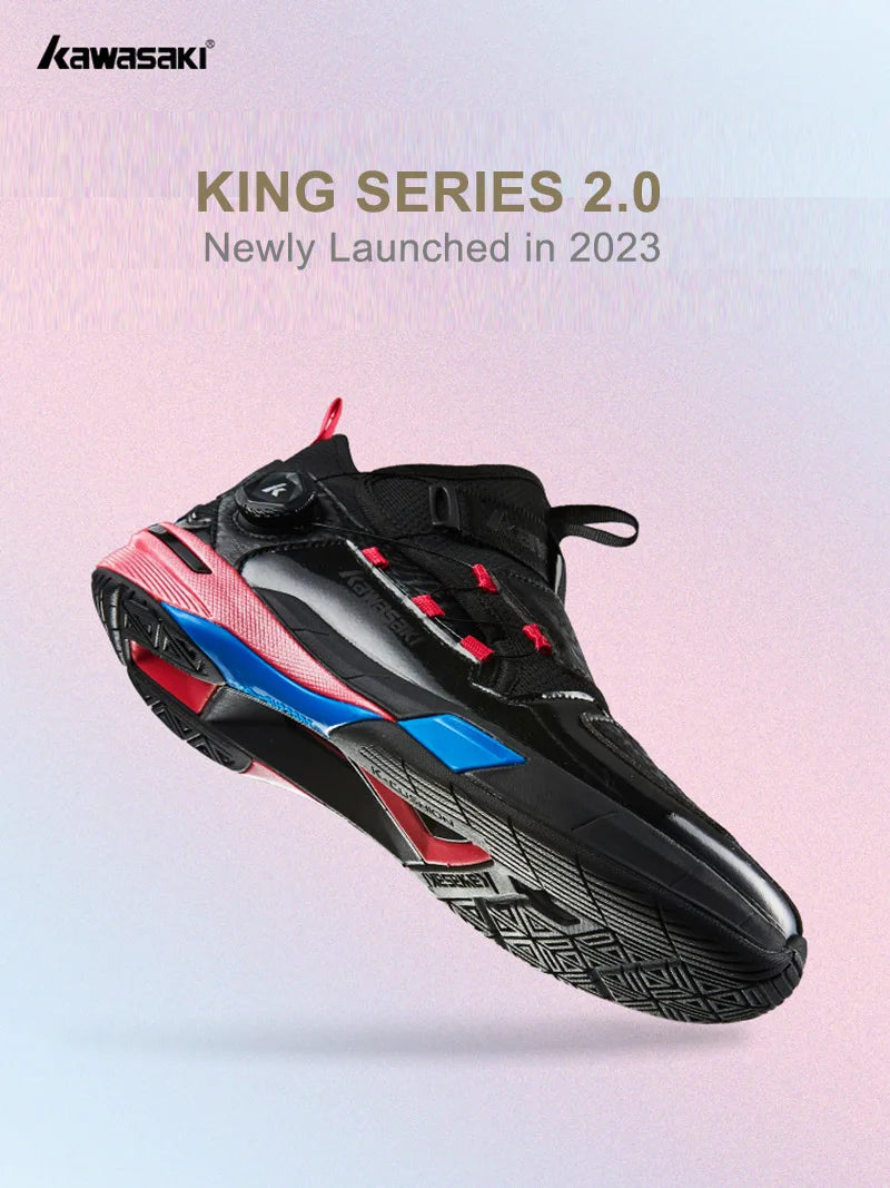 Kawasaki King Series 2.0 Professionelle Badmintonschuhe für Damen und Herren, verdrehsicher, Sportschuhe, Original-Tennisschuhe für Herren, Sneaker A3311