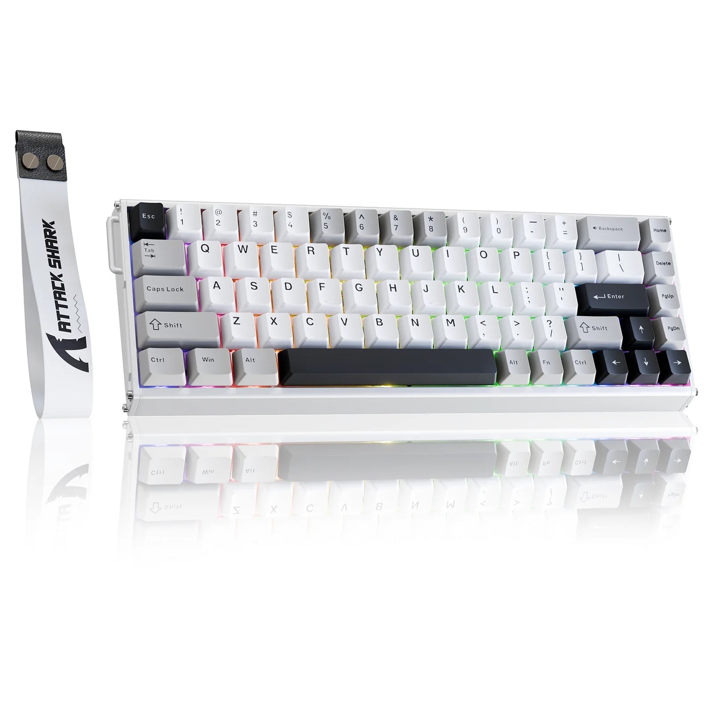 ATTACK SHARK X68MAX HE Tastiera in alluminio Rapid Trigger con switch magnetici 60% cablata 8KHz con precisione RT di 0.005mm