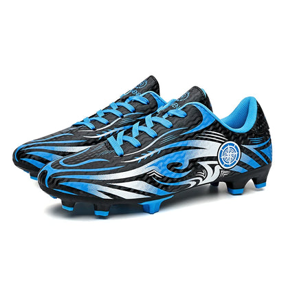 Original Soccer Cleats Man Training Shoes Outdoor Non-slip Children's Football Shoes Long Spikes Men's Futsal Shoes Size 32-45