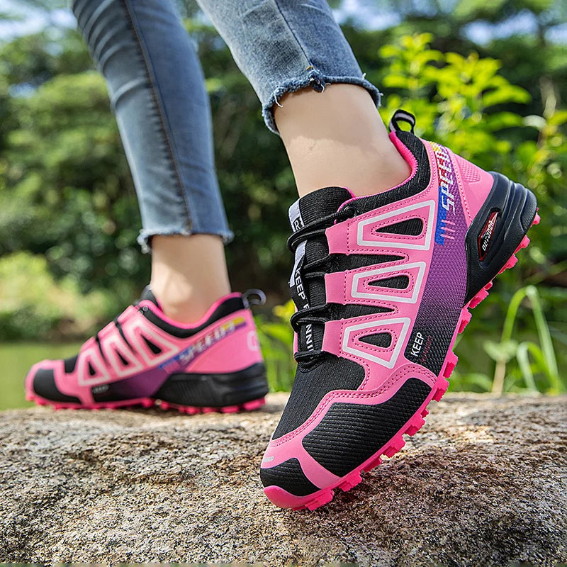 Chaussures de randonnée pour homme, chaussures de sport outdoor, chaussures de randonnée à lacets, chaussures de randonnée et de sport pour femme, chaussures de sport tactiques antidérapantes pour la chasse