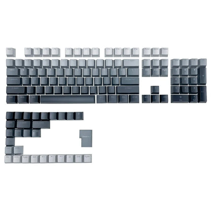 130 Keys Gradient Lucky Red RGB Backlit Shine Through Keycaps OEM Profile Double Shot PBT Keycaps for MX Switches Gamer Keyboard