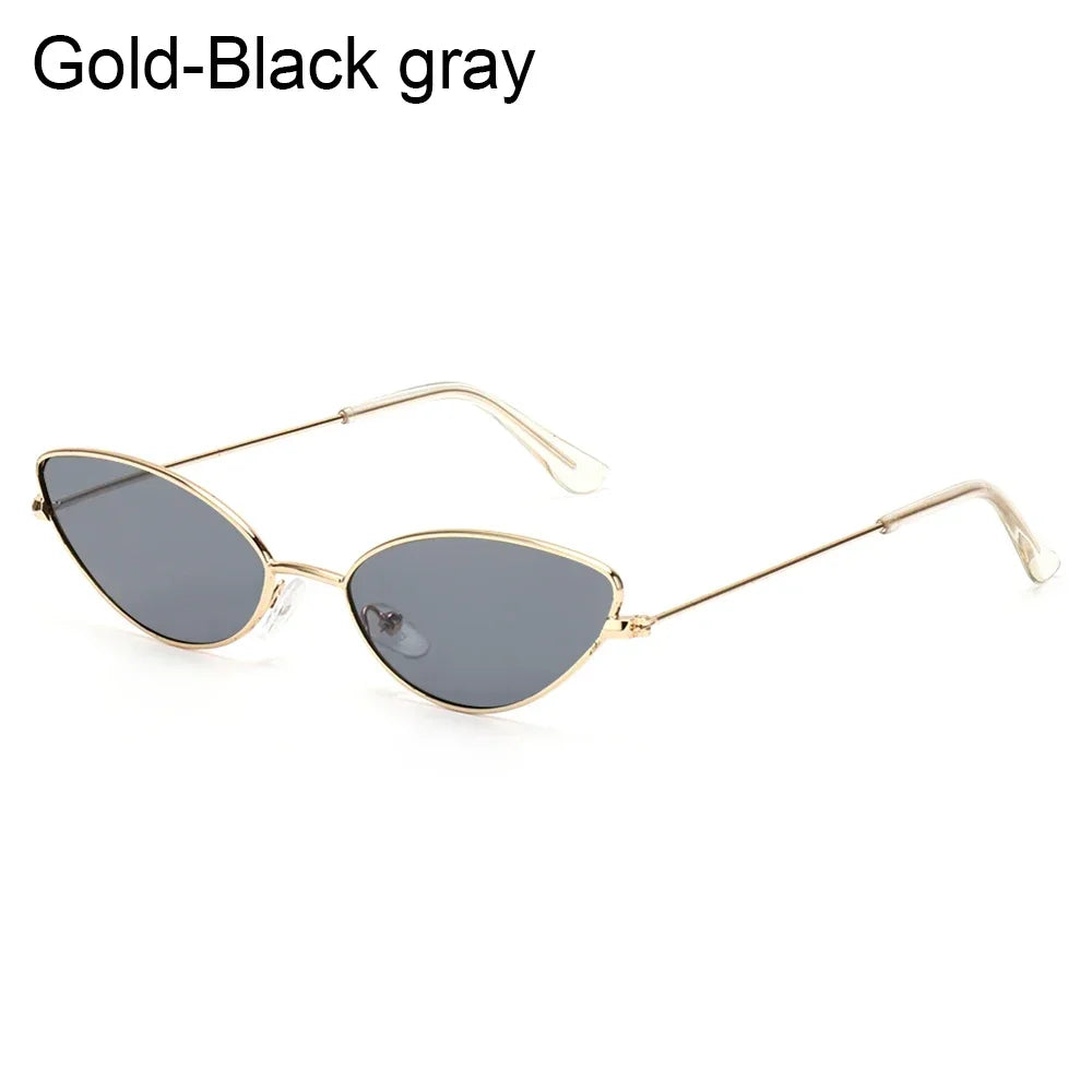 1PC Unisex Retro Small Frame Oval Sunglasses UV400 Fashion Design Sun Glasses Summer Vintage Shades Eyeglasses Accessories