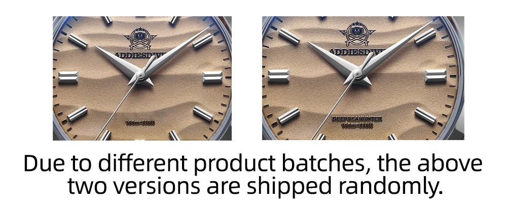 ADDIESDIVE HOT AD2030 36mm Men's Watch No Logo Sports Bubble Mirror Pot Cover Glass 10Bar Quartz Wristwatches