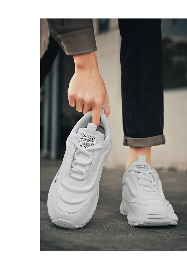 Men's Walking Running Shoes Men Casual Lightweight Tennis Shoes Sports Sneakers Breathable New Fashion Sneakers Plus Size 47
