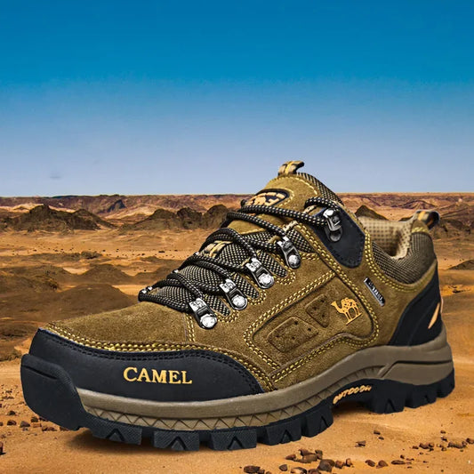 Herren-Wanderschuhe aus Veloursleder, Outdoor-Trail-Trekking-Sneaker, rutschfeste, atmungsaktive Kletterschuhe für Herren, Bergsportschuhe