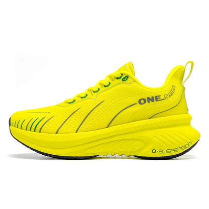 ONEMIX Novos Ténis de Corrida com Amortecimento para Homem, Adequados para Corredores Pesados, com Atacadores, Desportivos, Antiderrapantes, para Exterior, para Mulher e Homem