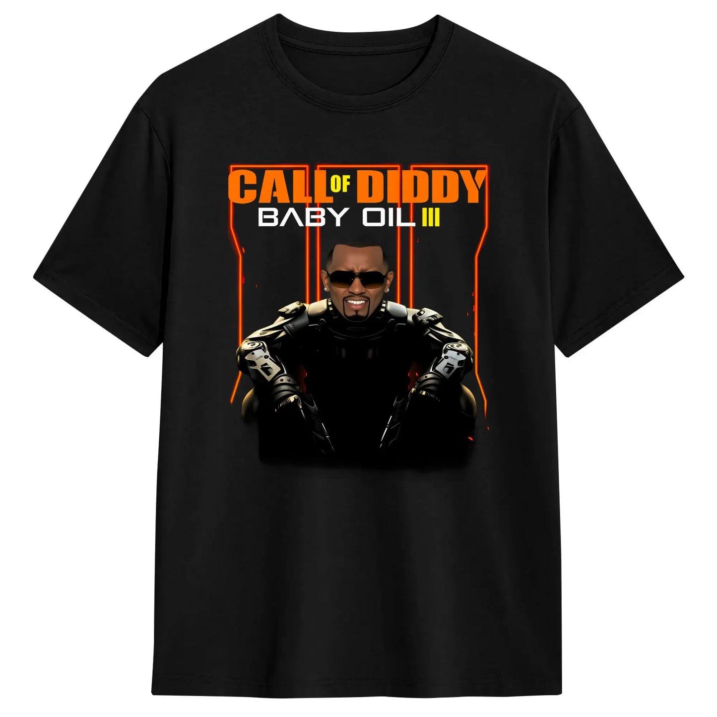 Men Funny Call of Diddy Meme T Shirt  Cotton Clothing Fashion Short Sleeve Crew Neck Tee Shirt Classic T-Shirt