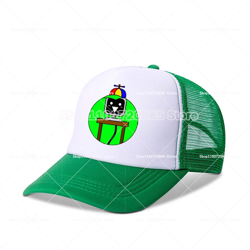 Sprunkis Baseball Cap Simple Fashion Sport Casual Headwear Popular Game Anime Figure Hats Summer Sunscreen Sun Hat Birthday Gift