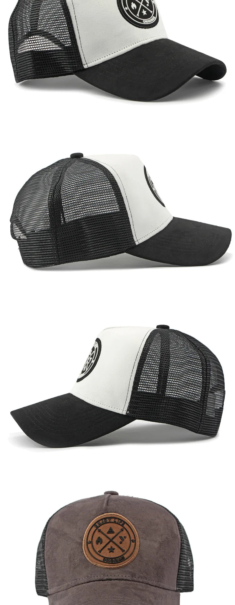 Korean Version Mesh Baseball Cap Men Women Summer Spring Sunscreen Shade Sun Hat Casual Versatile Hard Top Women Suncap Male