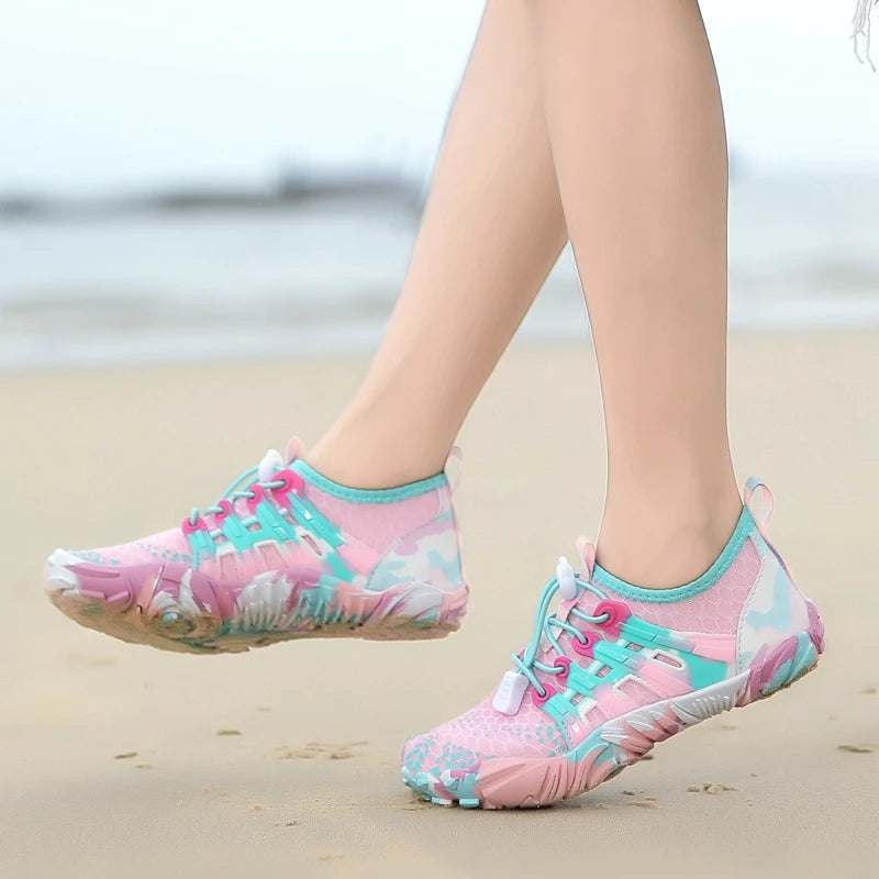 Aqua Shoes Barefoot Beach Shoes Adults Kids Gym Outdoor Training Footwear Unisex Quick-Drying Breathable Sneakers Size 28-46