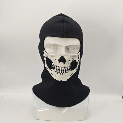 Night light cycling mask; Call of Duty Skull Mask; CS Headset; Deadpool Merchandise Warm Mask; Halloween Fun