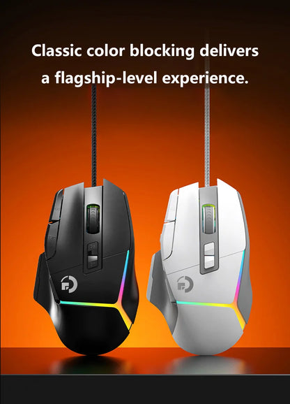 Wireless Gaming Mouse Ergonomics USB Rechargeable Bluetooth Mice Optical Sensor Programming Gaming Mice with Wired For Windows