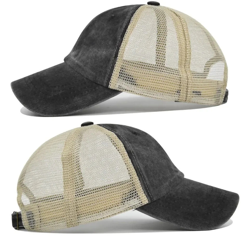 Printed personalized logo Baseball cap Summer cap Adult mesh cap Mesh cap Solid cap unisgender shade Spring Fall cap Hip Hop fit