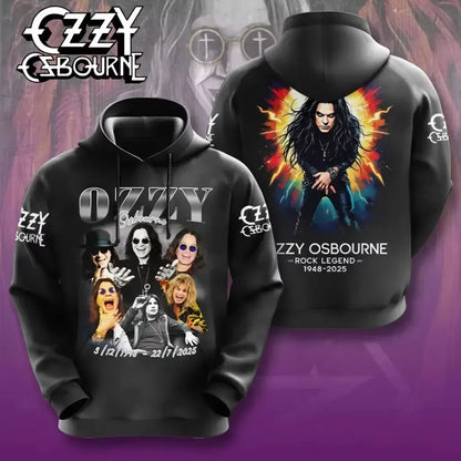 Men's Hoodie New Rock Ozzy Osbourne Band 3d Print Hoodies Men Women Fashion Street Hoodie Sweatshirt Women Coat Hip Hop Sudadera, Produit gaming premium Fraquane
