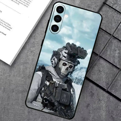 COD Call Of Duty G-Ghost Phone Case For Samsung Galaxy A73,A72,A71,A70,A53,A52,A51,Soft Silicone Black Cover