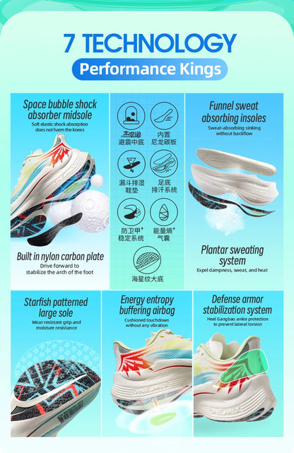 ONEMIX 2026 New Arrival Training Running Shoes for Men Full Sole Nylon Plate Sport Shoes Breathable Summer Female Jogging Shoes
