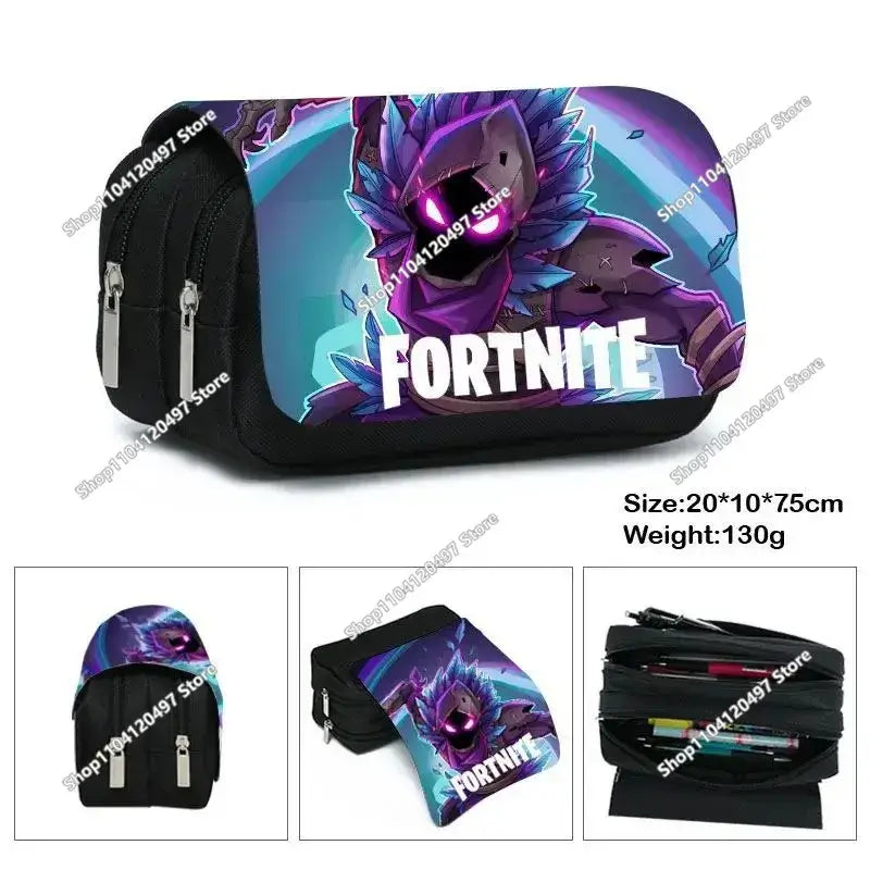 Fortnited Student Pencilcase Large Capacity Pencil Case Kids Toys Pen Bag School Supplies Stationery Pouch Boys Game Gifts