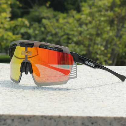Cyklistické brýle Scicon Outdoorové sportovní sluneční brýle Pánské MTB cyklistické fotochromatické brýle Dámské silniční a horské cyklistické brýle