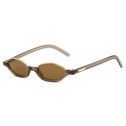 Dámské malé sluneční brýle Half Frame Designer ve stylu „cat eye“ s ochranou UV400 – značka