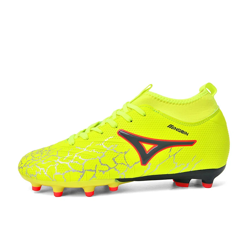 Chaussures de football pour hommes, crampons pour gazon naturel, chaussures de football unisexe, crampons longs « Society Spikes » FG, chaussures de football professionnelles, Chuteira