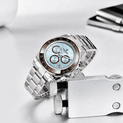 PAGANI DESIGN 2026 New Sport Chronograph Top Brand Luxury Quartz Watch For Men Sapphire crystal  Automatic Date Wrist watch Men