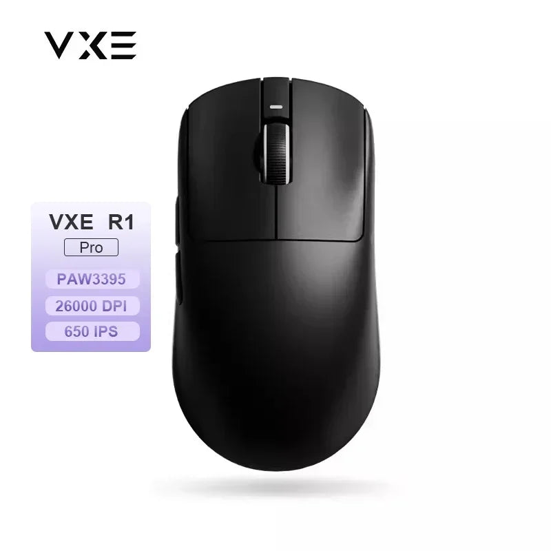 VXE Dragonfly R1 Pro MAX 2.4G Wireless Gaming Mouse PAW3395 26000DPI 3-mode Connection with Low Latency Wired Gaming Mouse