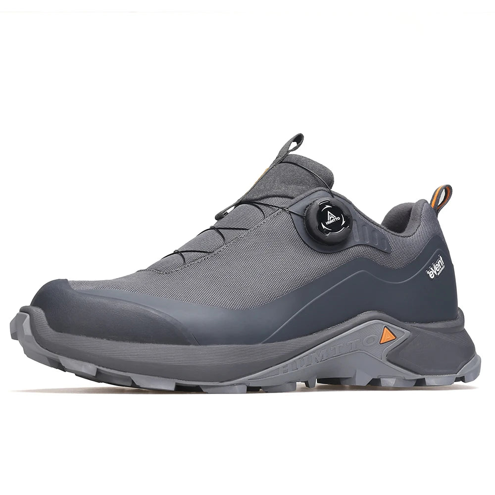 HUMTTO Men's Luxury Designer Trail Sneakers Anti-slip Sports Hiking Breathable Outdoor Trekking Boots