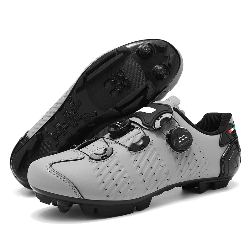 Highway bike cycling shoes, breathable and wear-resistant mountain bike cycling shoes, professional bike lock shoes Men or Women