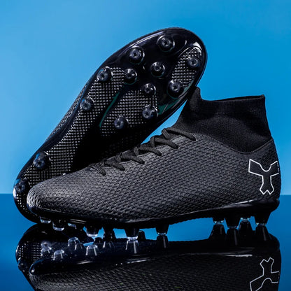 Chaussures de football de qualité pour hommes, chaussures de football résistantes pour garçons, chaussures de football légères pour enfants, baskets d'entraînement de futsal, crampons de football
