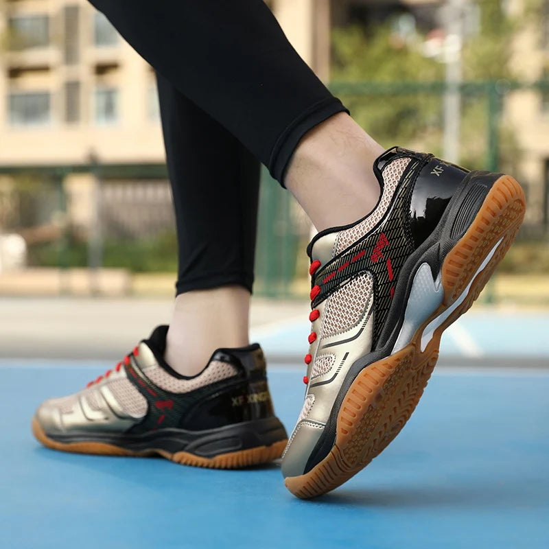 Nové profesionální badmintonové tenisky 2025, pánská tenisová obuv, prodyšná protiskluzová volejbalová sportovní obuv pro muže i ženy
