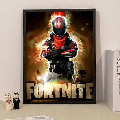 Game F-Fortnite Überraschungsposter als Wohndekoration, Wandbild für Arbeitszimmer und Wohnzimmer