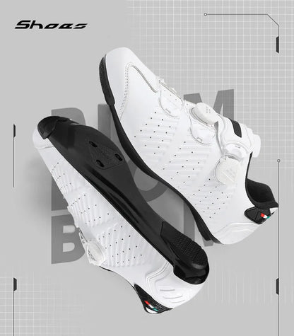 Highway bike cycling shoes, breathable and wear-resistant mountain bike cycling shoes, professional bike lock shoes Men or Women
