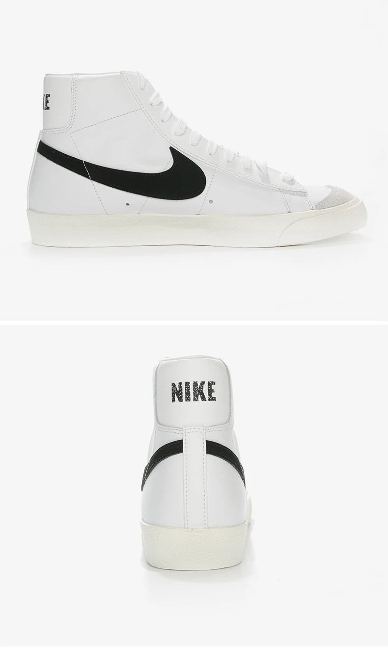Oryginalne, autentyczne męskie i damskie wygodne trampki Nike BLAZER MID '77 BQ6806-100