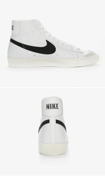 Oryginalne, autentyczne męskie i damskie wygodne trampki Nike BLAZER MID '77 BQ6806-100