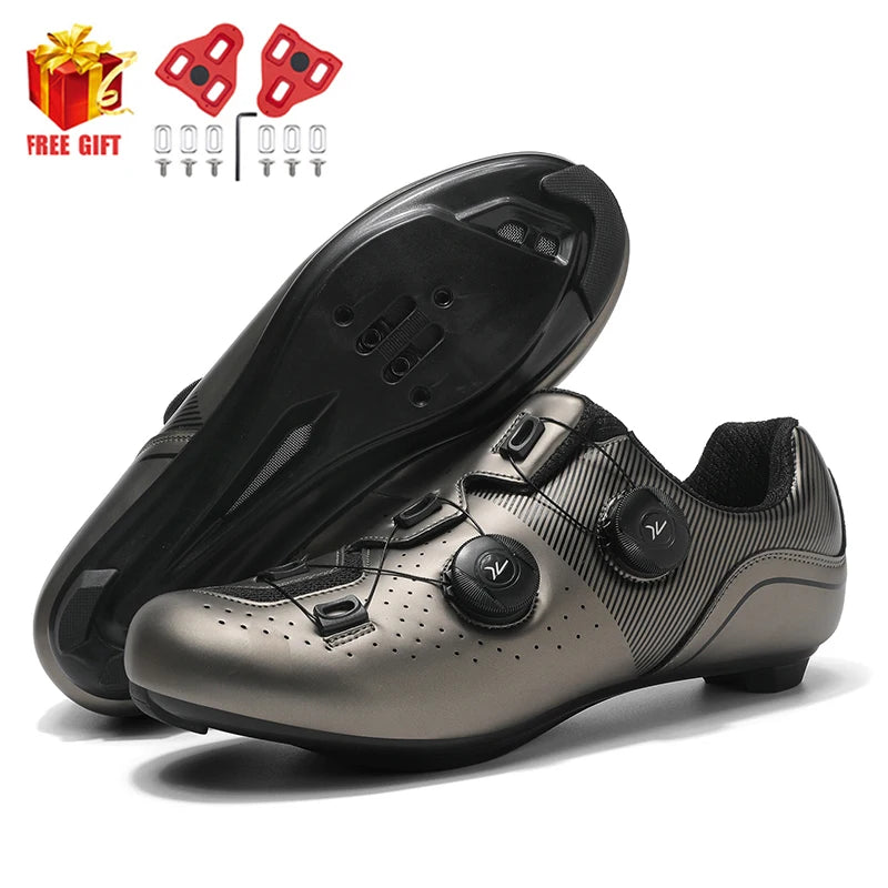 2025 New Arrival Professional Cycling Shoes Racing Road Bike SPD Cleat Shoes Ultralight Self-Locking MTB Bicycle Sneakers Unisex