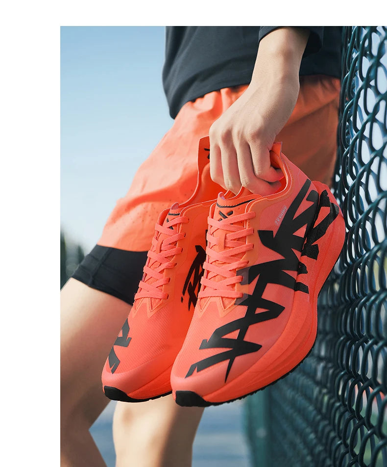 Sports Shoes for Men, Casual Running Shoes, Unisex Jogging Shoes, Popcorn Outsole, Lightweight Breathable Sports Shoes, Women's Non-Slip Shock-Absorbing Athletic Running Shoes 34-44