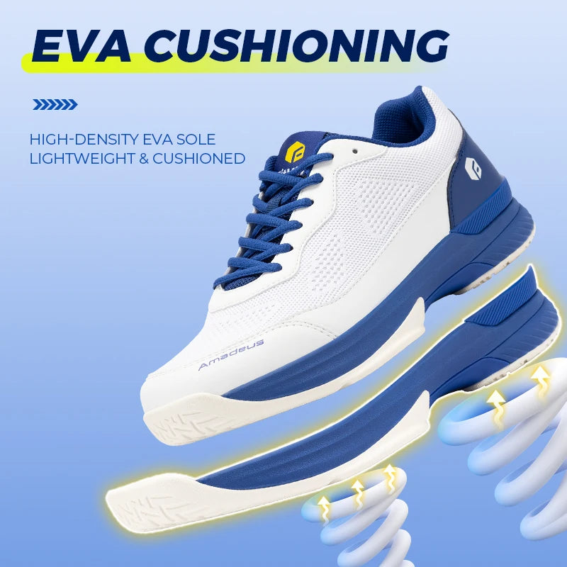 Chaussures de tennis pour homme FitVille, version large 2E, chaussures de sport d'entraînement professionnel, respirantes, antidérapantes, avec soutien de la voûte plantaire