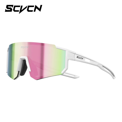 SCVCN Dívčí sportovní sluneční brýle Dětské cyklistické brýle Fotochromatické UV400 Chlapecké baseballové brýle Outdoorové brýle Sluneční brýle na běh a turistiku