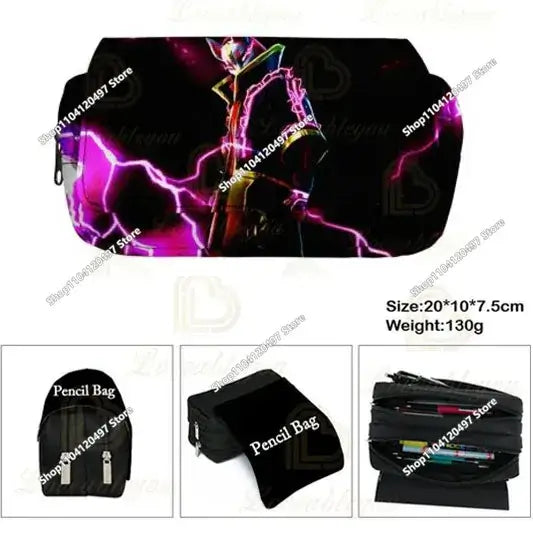 Fortnited Student Pencilcase Large Capacity Pencil Case Kids Toys Pen Bag School Supplies Stationery Pouch Boys Game Gifts