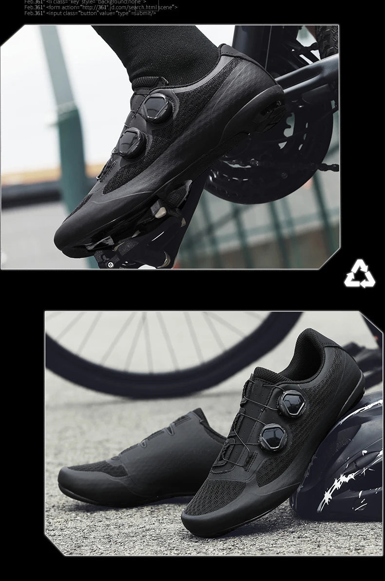 Speed Cycling Sneaker Men's Road Cycling Shoes Cleat Shoes Spd Shoes Cycling Flat Pedal Shoes Man Bike Outdoor Footwear White