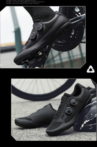 Speed Cycling Sneaker Men's Road Cycling Shoes Cleat Shoes Spd Shoes Cycling Flat Pedal Shoes Man Bike Outdoor Footwear White
