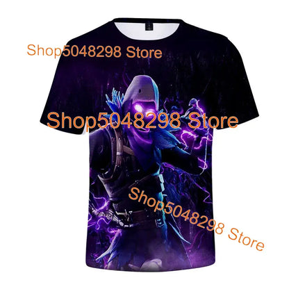 Bushranger Fortnite T Shirt for Kids 3D Print Banana Peely T-shirt Men Women's Tee Battle Royale Game Summer Tops Birthday Gifts