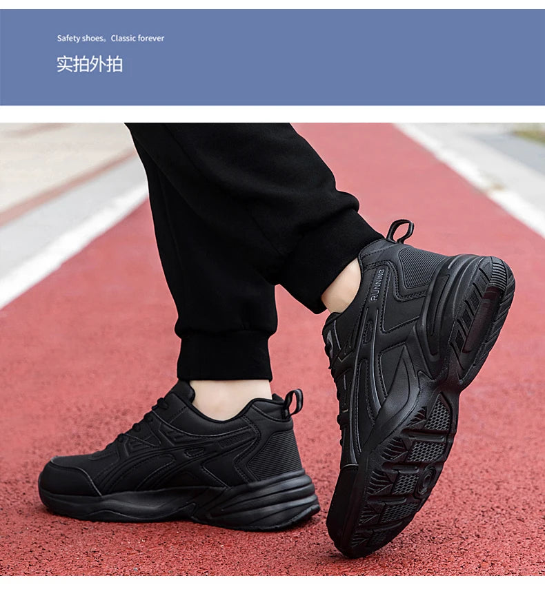 Men's classic retro casual sports shoes Four seasons soft-sole waterproof outdoor youth running shoes breathable light sneakers
